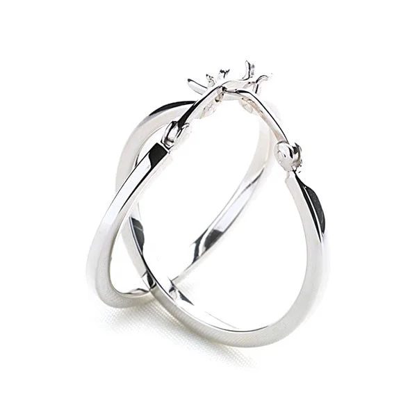 Clear star earrings-Giselle Hoop Earrings 25mm