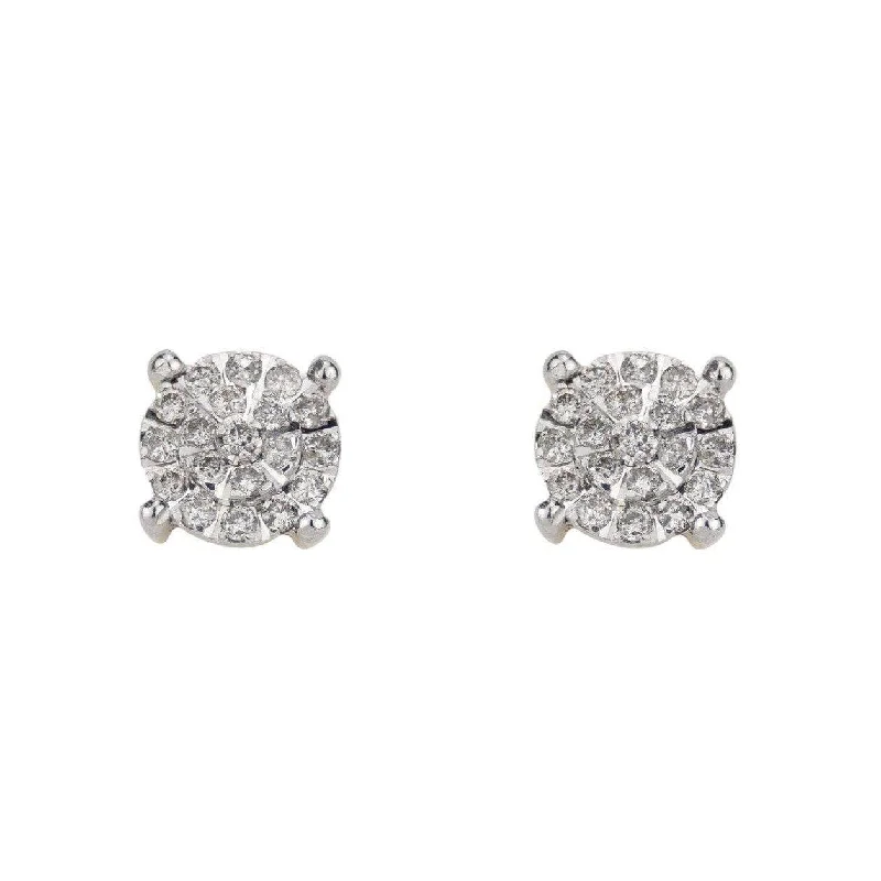 Fine hoop earrings-0.48CT Diamond Earrings