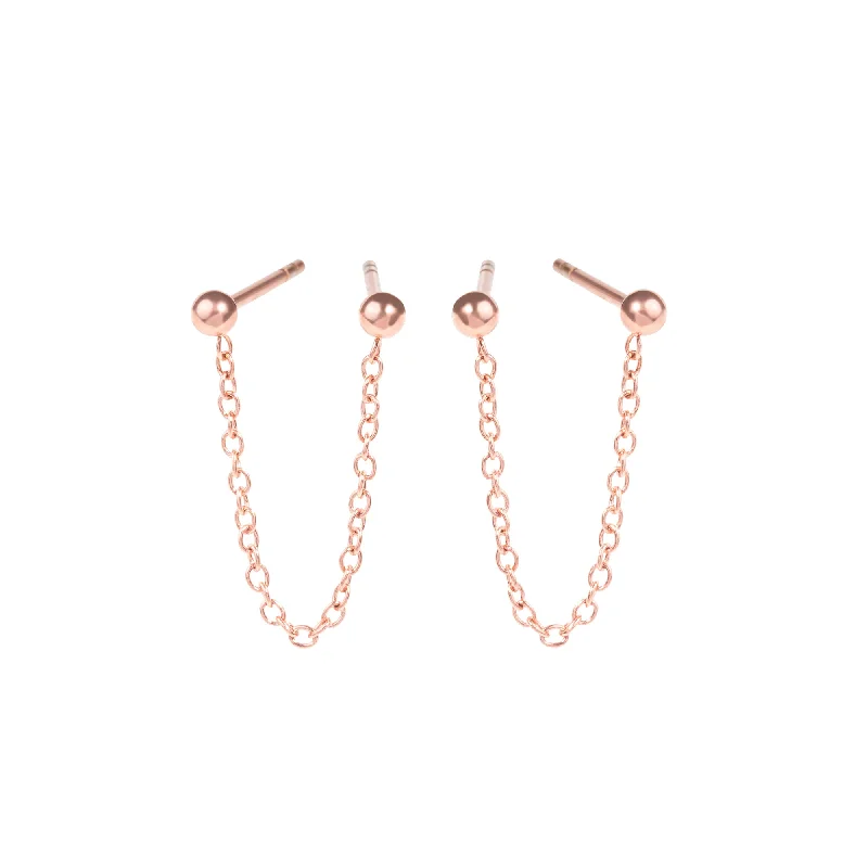 Pure shine earrings-Zoe Stud Earrings