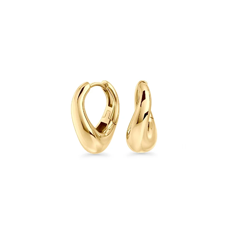 Sleek stud earrings-Kylie Huggie Earrings