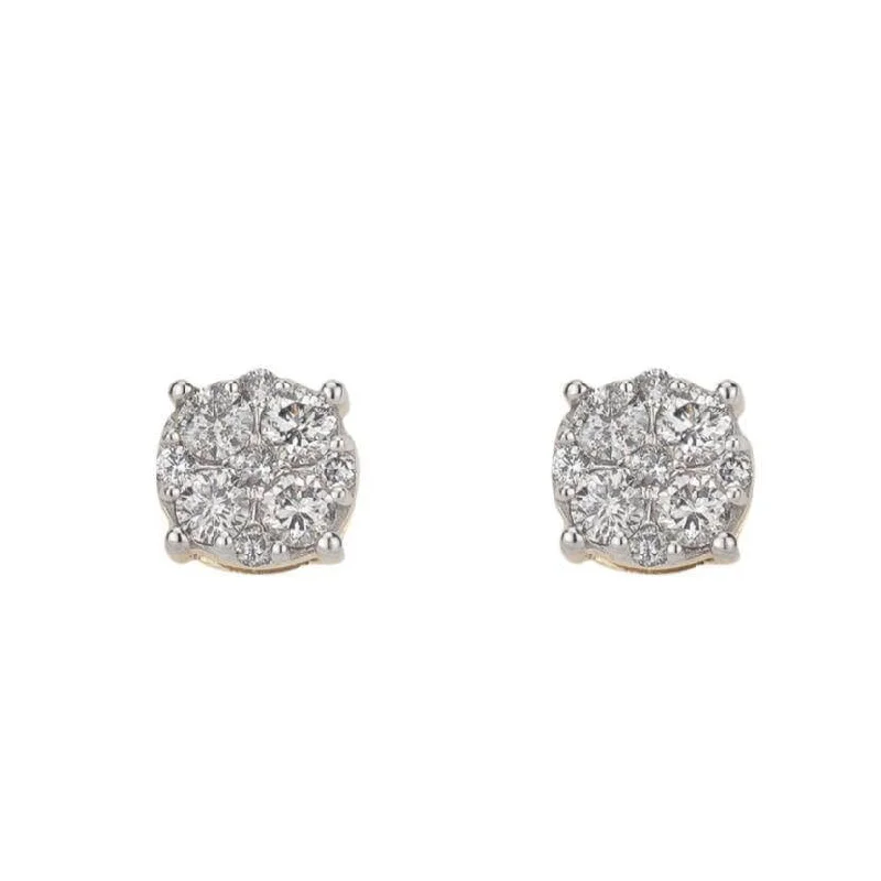 Slip knot earrings-0.98CT Diamond Earrings