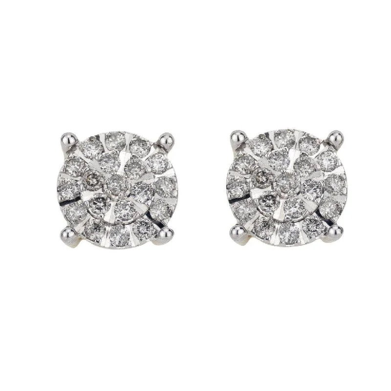 Sapphire stud earrings-1.02CT Diamond Earrings