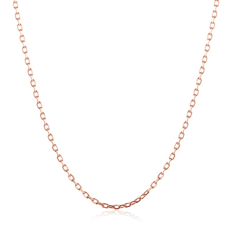 Mixed metal necklaces-18k Rose Gold Chain Necklace