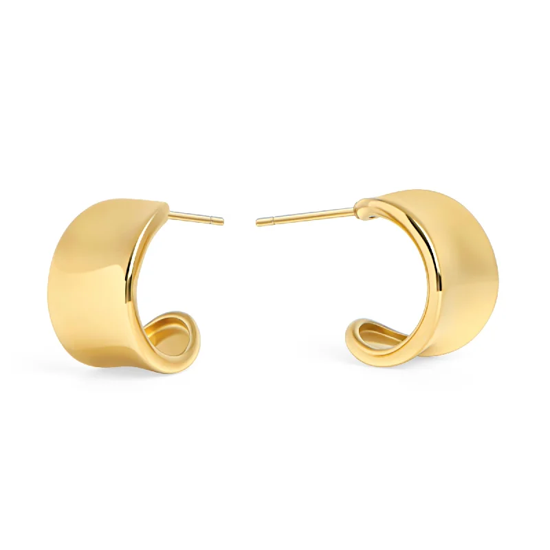 Sleek drop earrings-Thalia Hoop Earrings