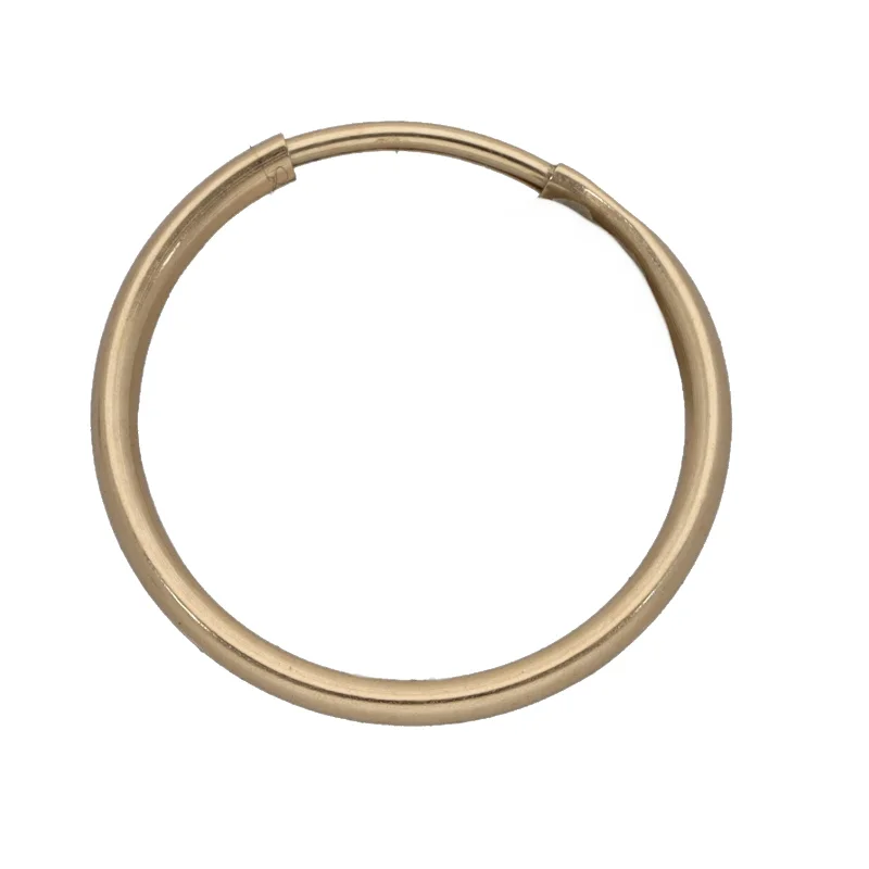 Fine rose rings-New 9ct Gold Single Hoop Earring