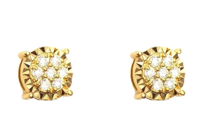 Bright gem earrings-0.45CT Diamond Earrings