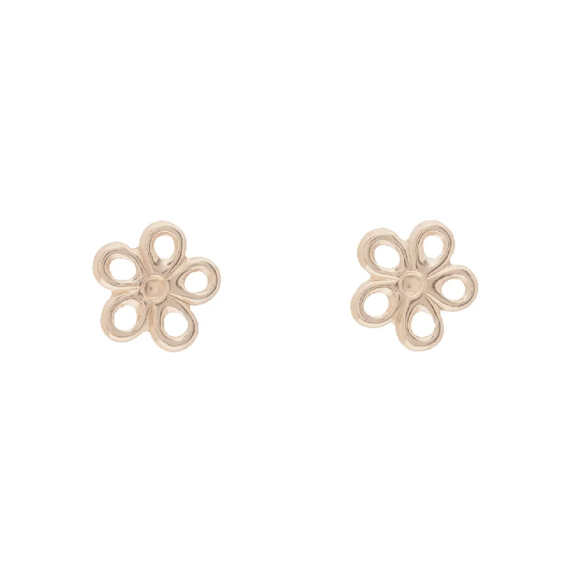 Sleek drop earrings-egirl daisy earring gold