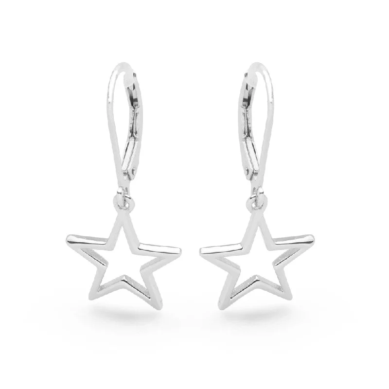 Shiny stud earrings-Star Shine Earrings