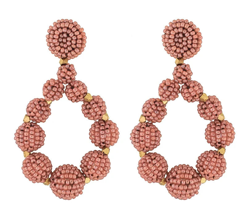 Fine drop earrings-***NEW*** <br>The Chelsea Teardrop <br> Terracotta