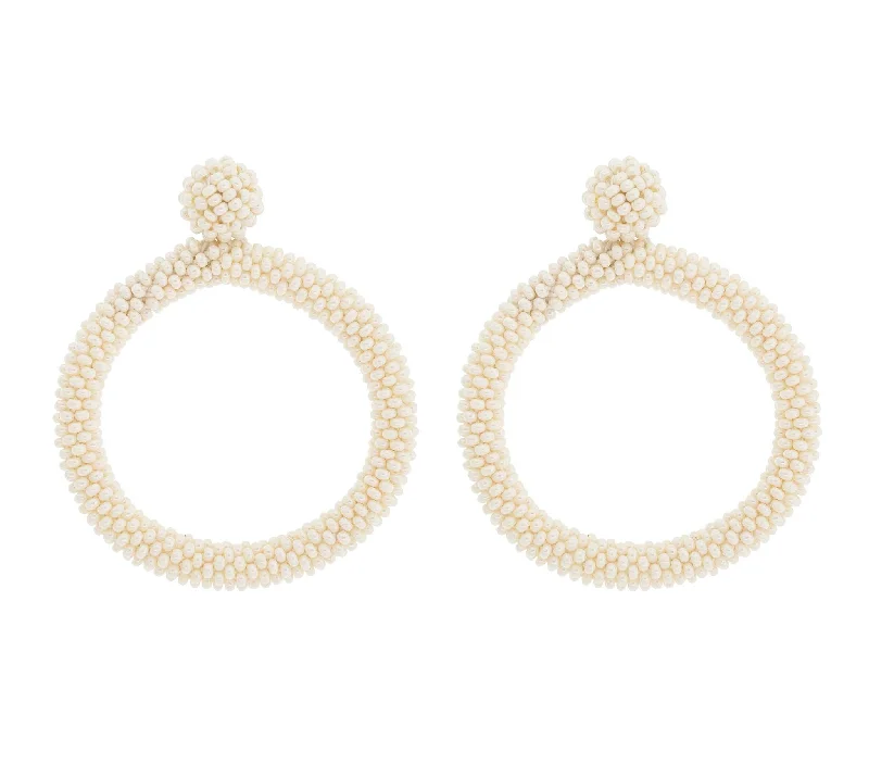 Ocean motif earrings-<br>The Roll-On® Hoop <br> Cream