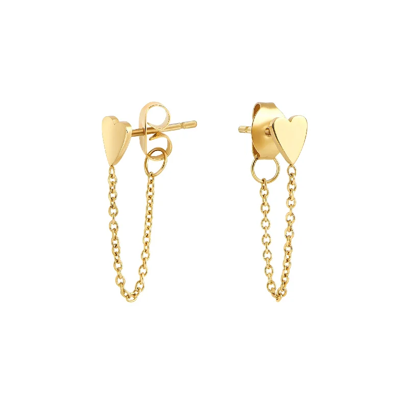 Two-tone earrings-Mili Stud Earrings