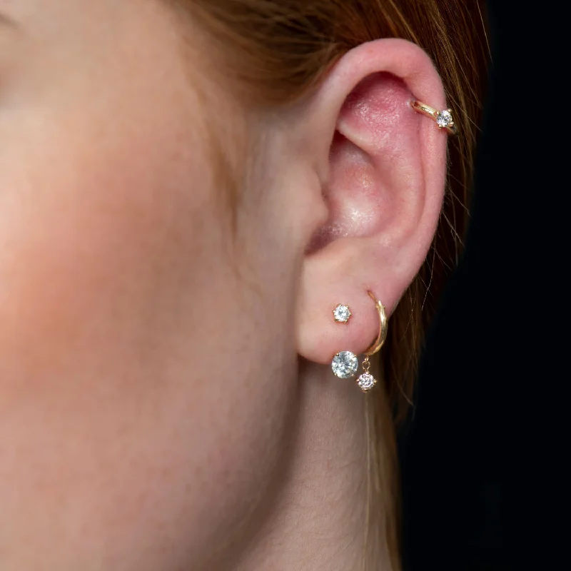 Sleek form rings-New Sparkle & Shimmer Earring Stack Set