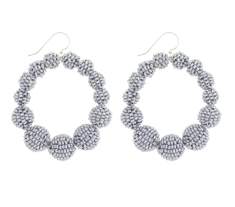 Sapphire stone earrings-<br>The Olivia Hoop <br> Pixie