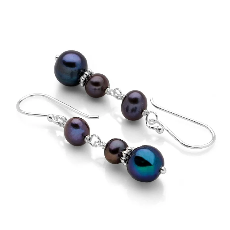 Soft enamel earrings-Purdey Earrings