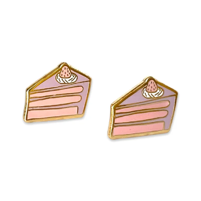 Fine wing earrings-Cake Enamel Earrings