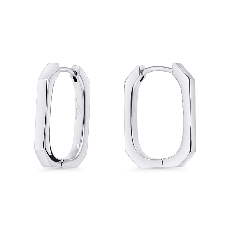 Solid tier earrings-Axel Huggie Earrings