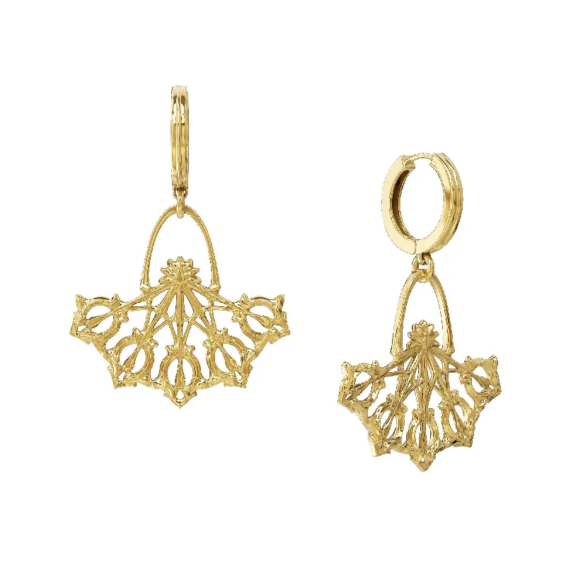 Fine drop earrings-Daphne Earrings