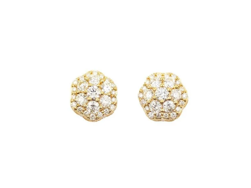 Sleek coin earrings-1.72CT Diamond Earrings