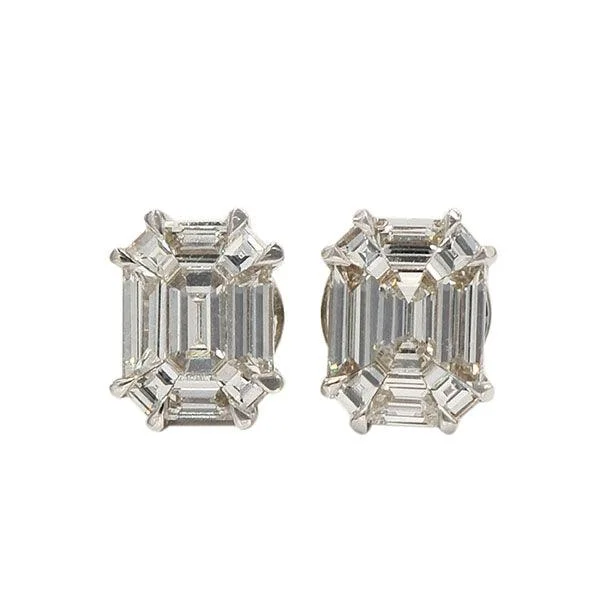 Coil knot earrings-VDER47 - Diamond Earrings