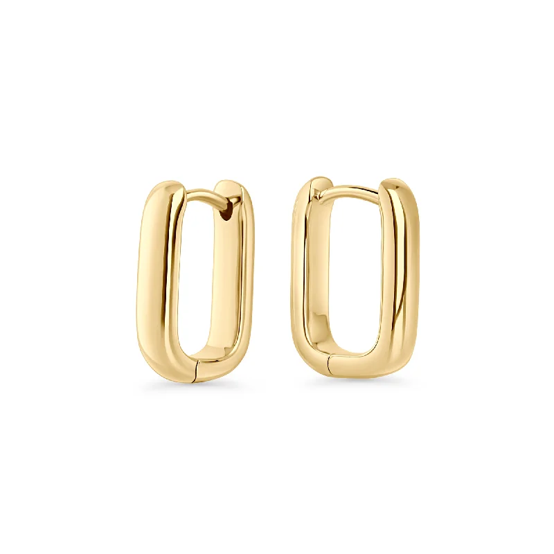 Silk cord earrings-Suzie Small Huggie Earrings