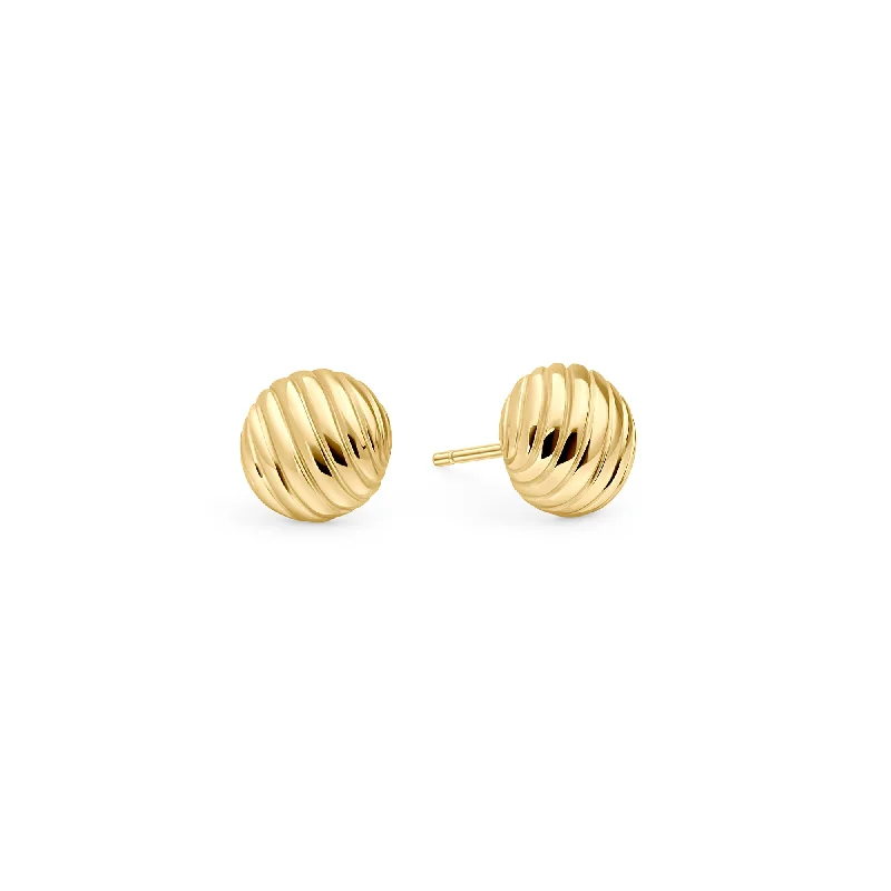 Wide bar earrings-Simone Stud Earrings