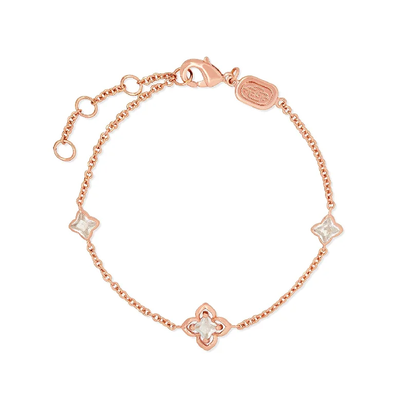 Grace charm bangles-Rose Gold Casablanca Ilsa Bracelet