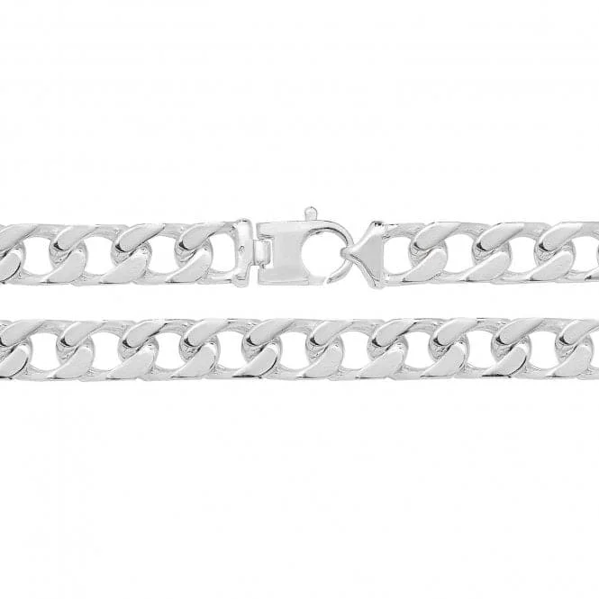 Aged lock bracelets-Acotis Silver Bracelet Square Curb G1310