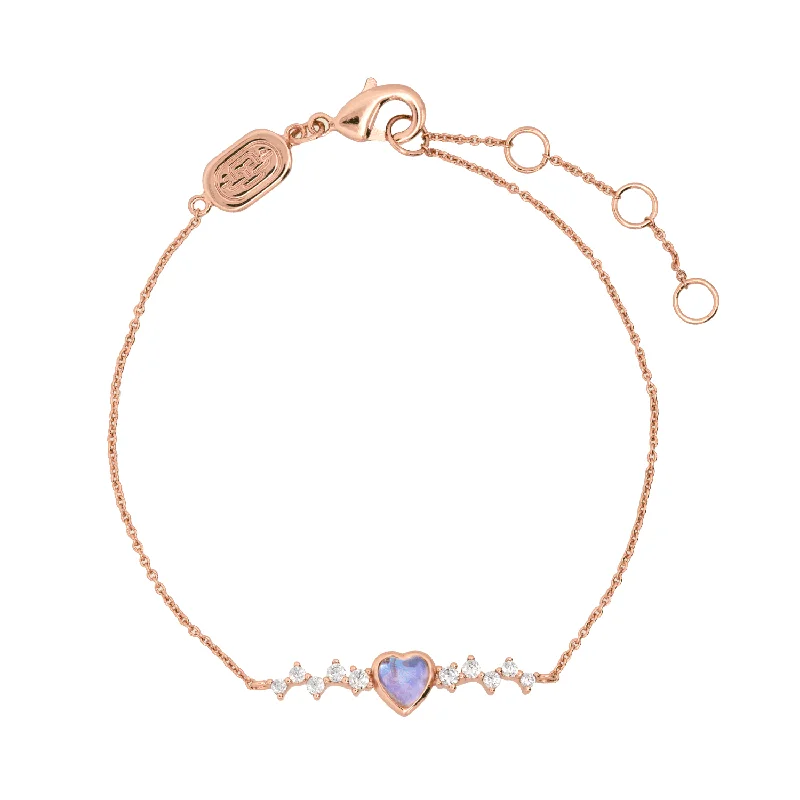 Aged deco bangles-Rose Gold Zora Bracelet