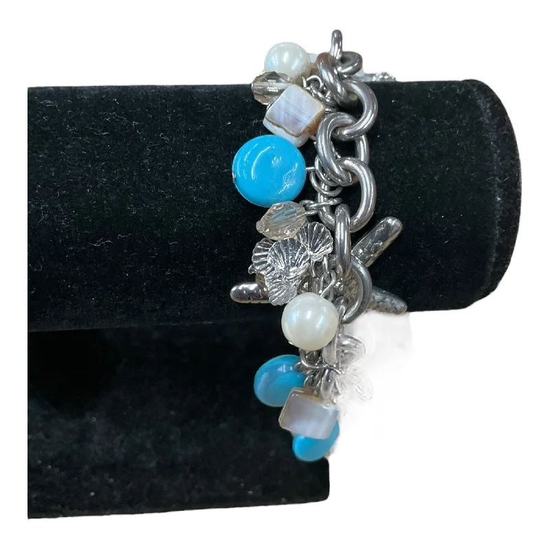 Gleaming silver bangles-Bracelet Charm Cmb