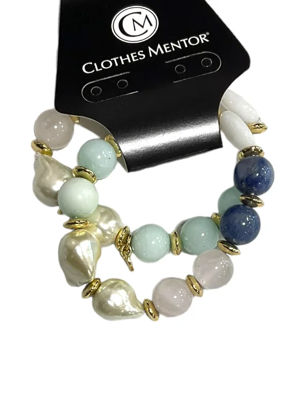 Stone charm bracelets-Bracelet Beaded Talbots