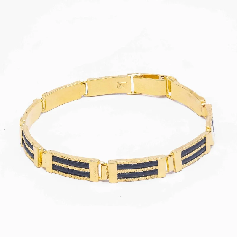 Solid gold bracelets-Bracelet PGBR21-005