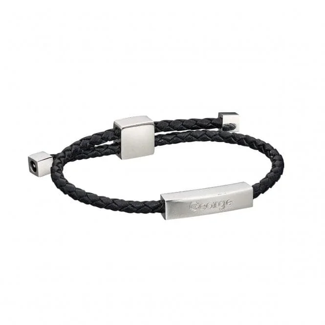 Shiny bead bangles- 'Son' Leather  Bracelet B5201